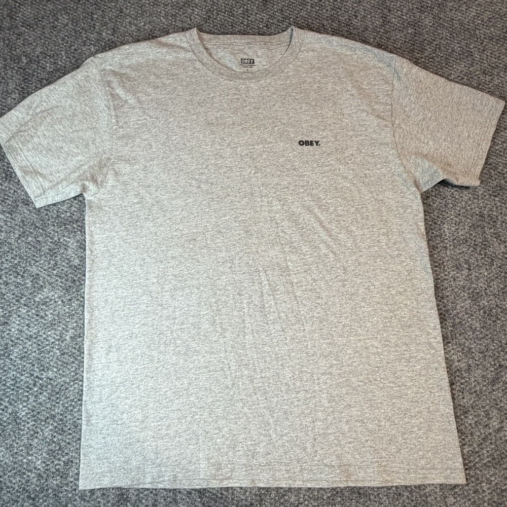 Obey Men's Box T-Shirt Size L invest in yourself Shepard Fairey